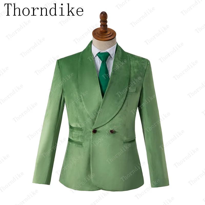 Известный бренд Thorndike мужские свадебные костюмы для жениха плюс размер 5XL 3 шт.(куртка+ жилет+ брюки) Slim Fit строгий костюм мужской