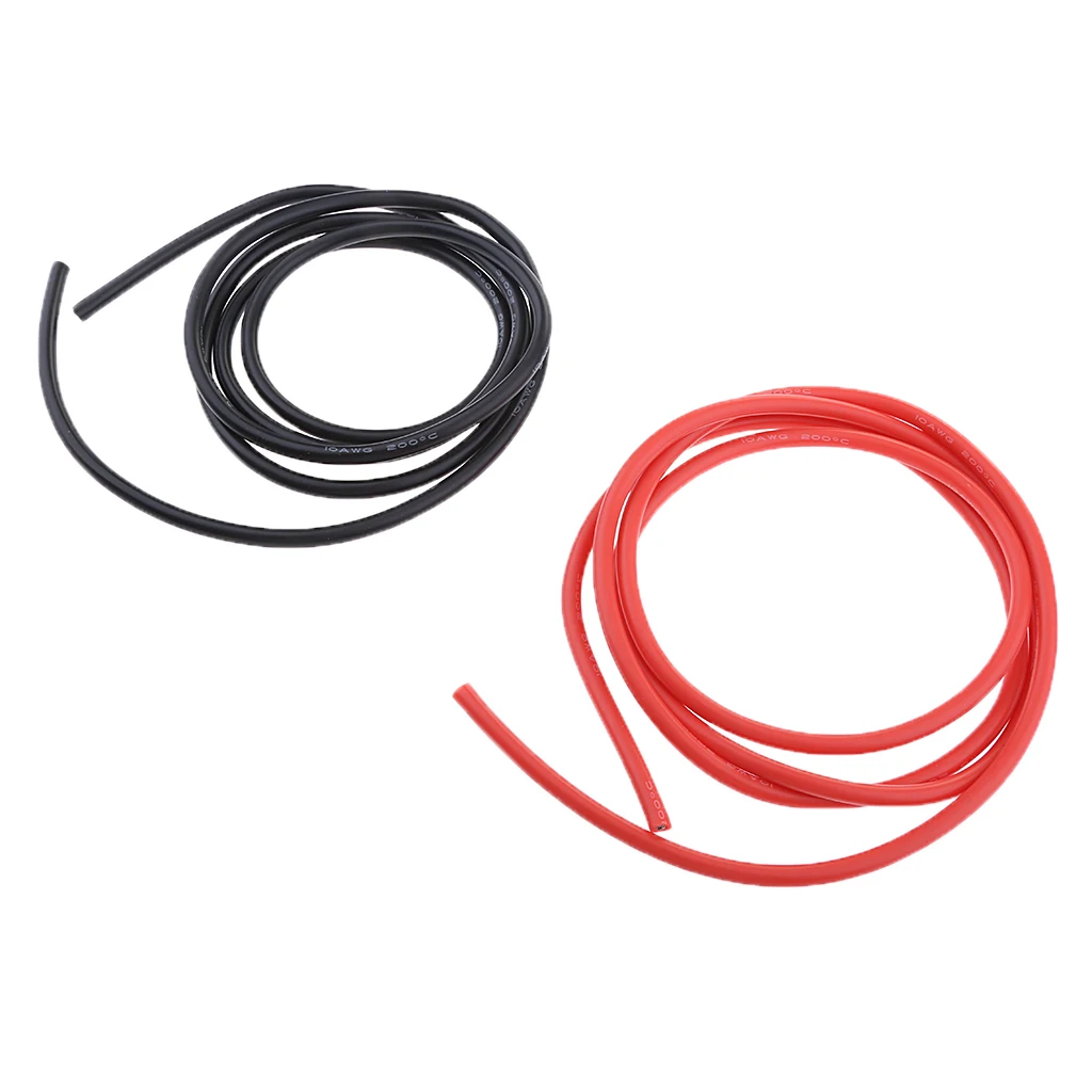 10AWG гибкий силиконовый провод Оловянная медь RC электронный кабель для лодки