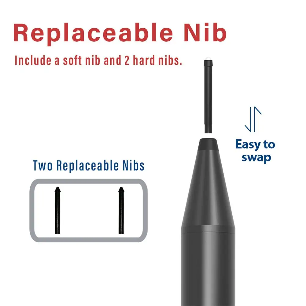 Стилус активный из алюминиевого сплава чувствительность к давлению стилус для