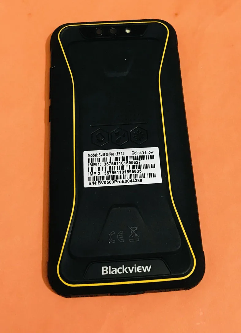 Оригинальный чехол для задней панели б/у + антенны микрофон Blackview BV5500 Pro MT6739V