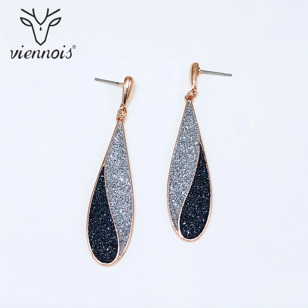 Viennois Drop Earrings More Color For Geometry Earrings Female Wedding Party Jewelry