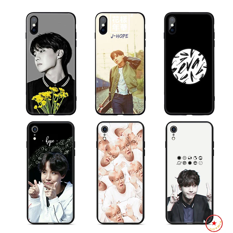 J hope Jung Ho Seok K Pop Мягкий силиконовый чехол для телефона iPhone 11 Pro Xs Max X или 10 8 7 6S Plus 5 5S SE Xr 6 Plus 7Plus 8 Plus