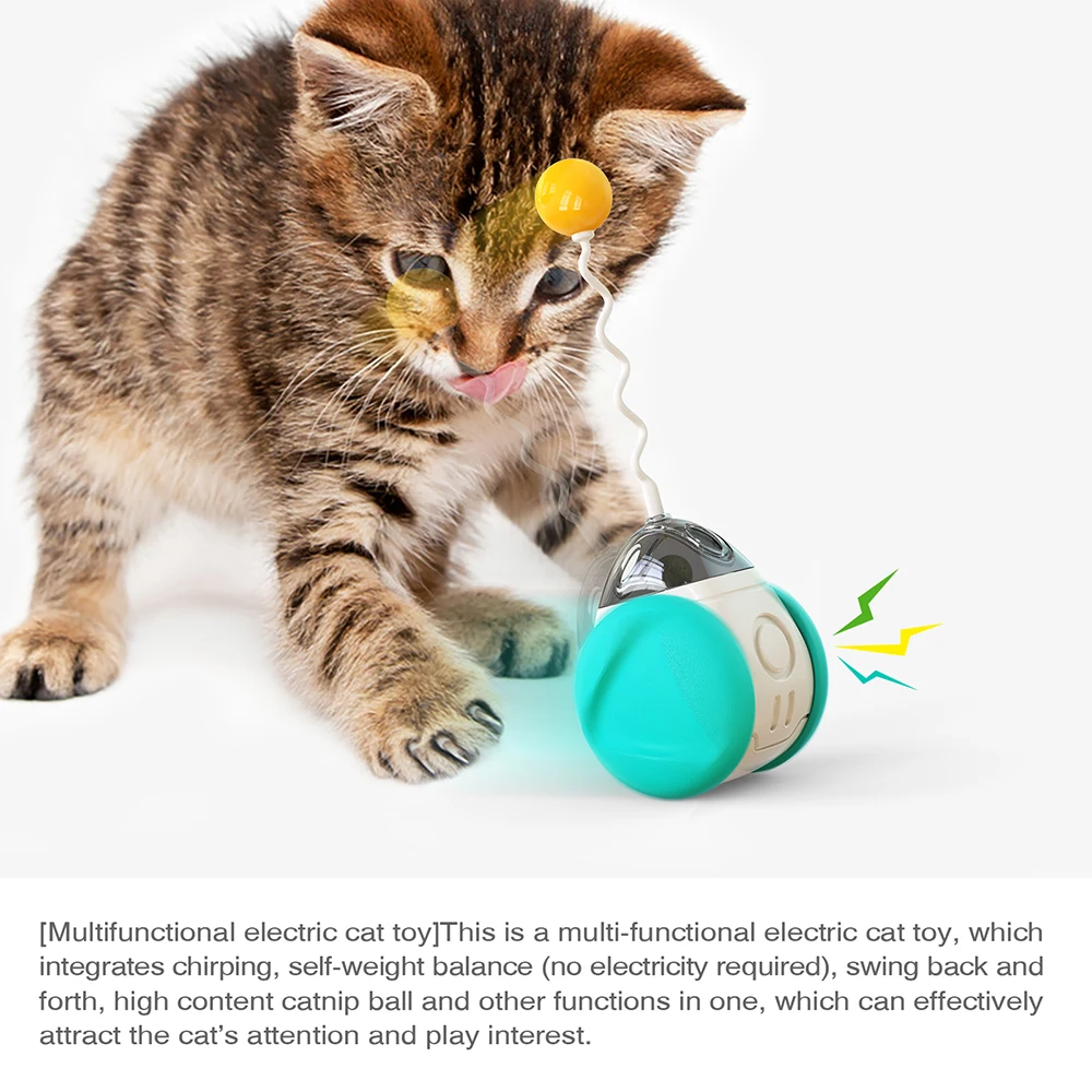 Funny Tumbler Cat Toy With Cat Stick Treat Leaking Toy for Cats Kitten  Self-Playing Puzzle Interactive Cat Toys Pet Products - AliExpress