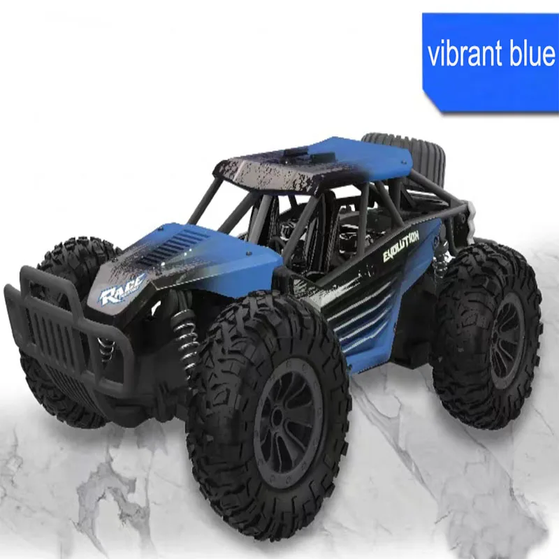 Беспроводной пульт дистанционного управления внедорожный высокоскоростной альпинистский автомобиль зарядка детский игрушечный автомобиль - Цвет: vibrant blue