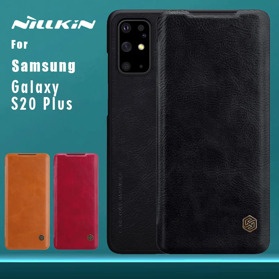 Чехол Nillkin для Samsung Galaxy S20 Plus Ultra S11e S10 деловой кожаный чехол книжка Qin накладка