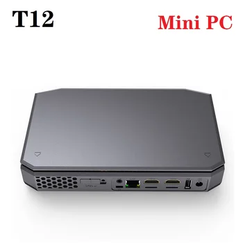 

T12 CPU AMD A4-7210 Windows 10 MINI PC DDR3L 8G Emmc 64G Support HDD 1000M 2 HD-MI BT Dual Band 5G Wifi Mini Computer Desktop