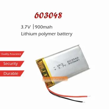 

1PC 3.7V 900mAh Li-ion Battery 603048 Lithium Polymer Rechargeable Battery for driving recorder juicer MP3 MP4 bluetooth speaker