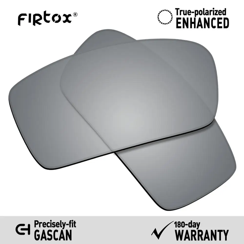 Silver-Polarized Firtox настоящие поляризованные Сменные рассеиватели UV400 для солнцезащитных очков-солнцезащитных очков типа «Оукли гаскан»(Только Совместимые линзы)-несколько цветов - Цвет линз: Silver-Polarized