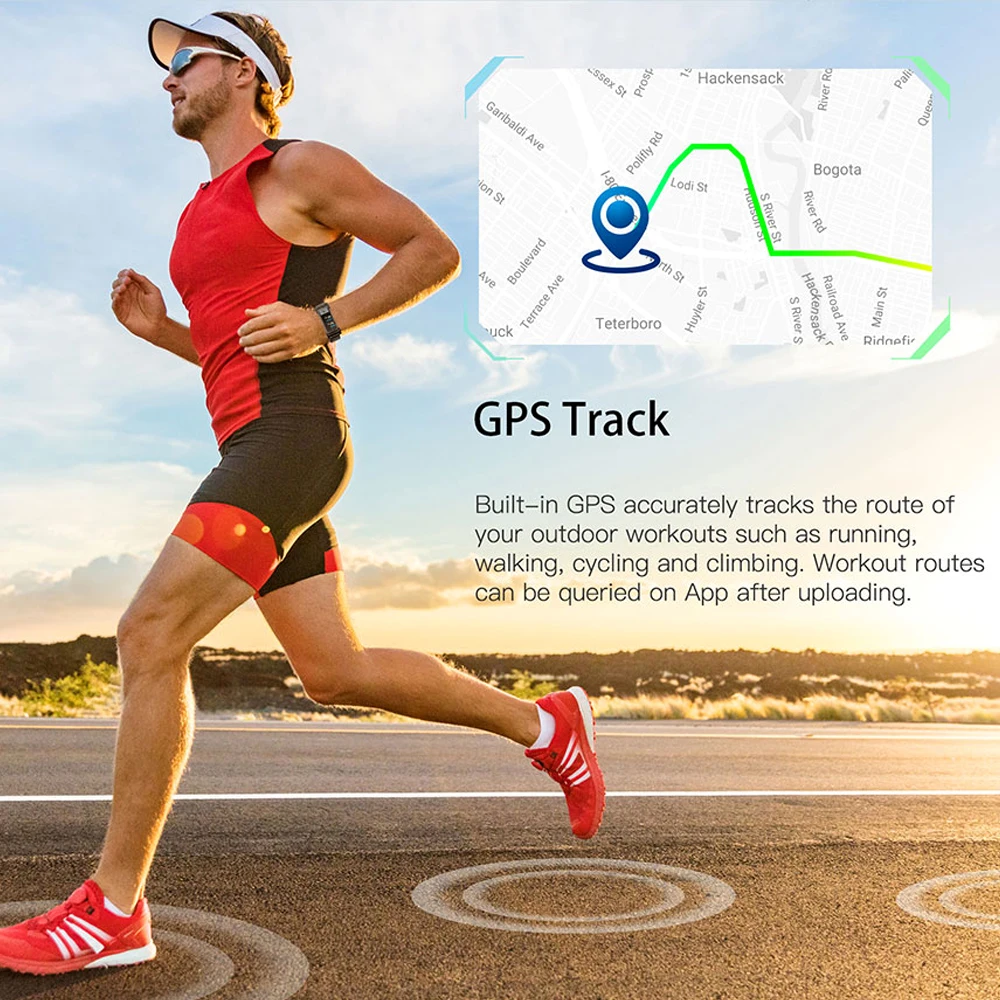 KR03 смарт-Браслет Водонепроницаемый gps Smartband Шагомер монитор сердечного ритма трекер спортивные часы фитнес-браслет для Android IOS