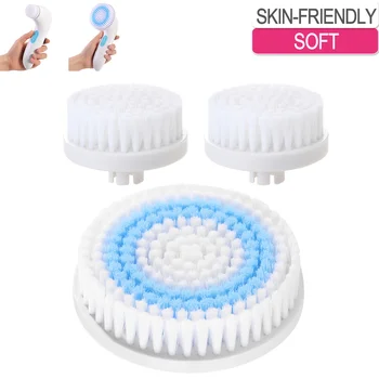 

ETEREAUTY SR-03G 3PCS Facial Cleansing Brush Heads Replacement Shower Brush Heads Deeply Clean for Electric Facial and Body Clea