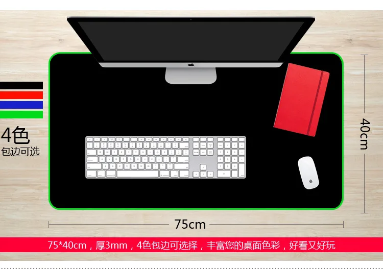 Интернет Настольный коврик для мыши Клавиатура игровой коврик большой толстый игровой коврик для мыши плотный копировальный шов скорость/контроль