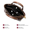 WESTAL women's genuine leather handbag women ladies bag Crocodile pattern handbags designer tote-handle bags briefcase female ► Photo 2/6