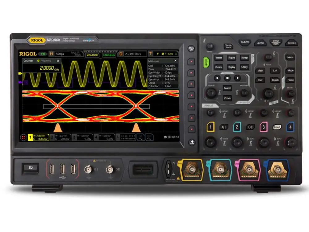 Rigol MSO8104 - 4 Channel / 1 GHz Digital Oscilloscope | Инструменты