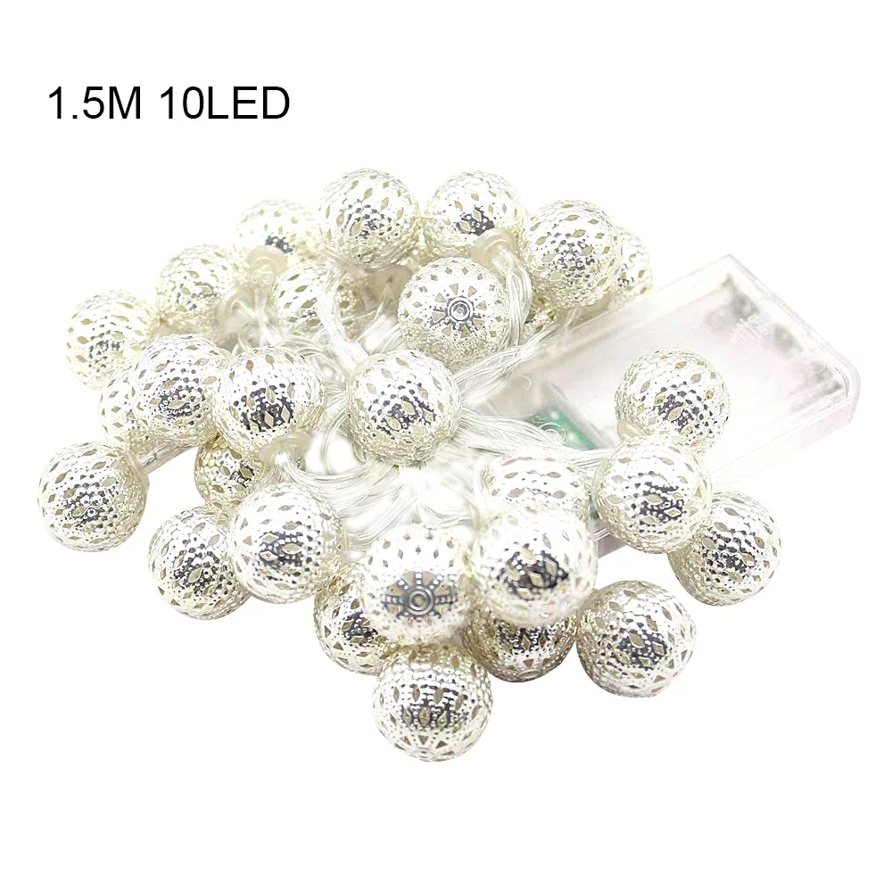 1.5m/3.0m/6m Globe String Lights LED Fairy String Lights Battery Operated for Indoor Party Patio Wedding Bedroom Christmas Trees