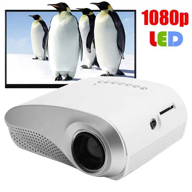 Домашний проектор HD 1080P LCD Mini Smart Портативный Ручной домашний - Цена: 