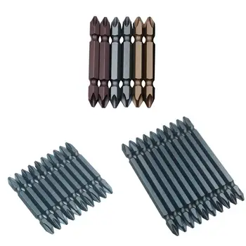 

10pcs PH2 Magnetic Screwdriver Bit Anti Slip S2 Steel Electric Screw Driver Bits Double-ended Magnetic Coil Screwdriver