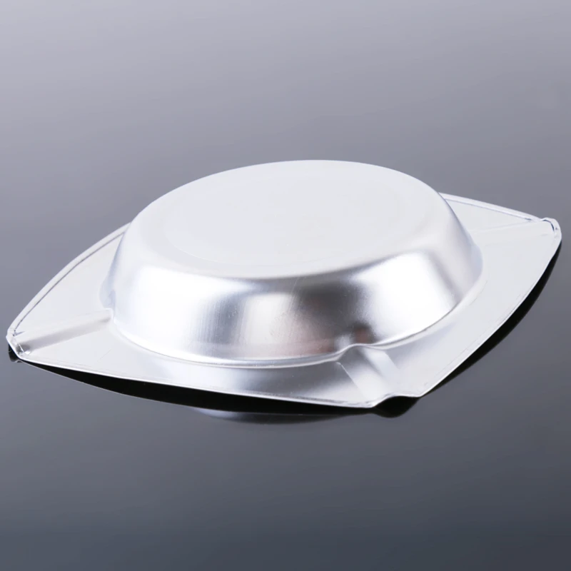 Fashion New Portable Home Metal Ashtray Round Ashtray Square Large Capacity Cigarette Ash Tray Push Down Smoking