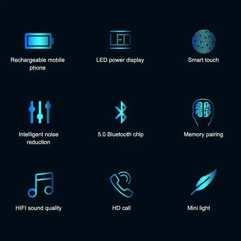F9 Мода 5,0 двойные Bluetooth наушники с дисплеем питания цифровой дисплей беспроводной 8D объемный стерео звук музыка игровая гарнитура
