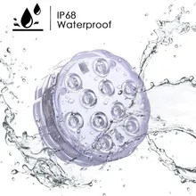 IP68 водонепроницаемый светильник для бассейна RGB светодиодный Красочный подводный светильник ing Pond погружной светильник для свадебной вечеринки