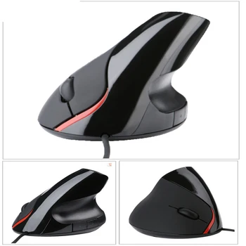 

2.4GH 5D Wired Optical Gaming Mouse With USB Portable 1200DPIErgonomic Upright Vertical Mouse For PC Desktop Laptop Computer