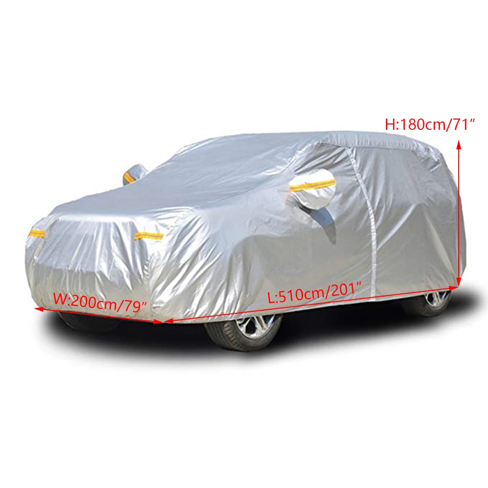 For SUV XL Чехол внедорожника защитная пленка УФ защитная пыль дождь снег Защита от воды Полное покрытие автомобиля Крытый Открытый D45 - Название цвета: For SUV XL