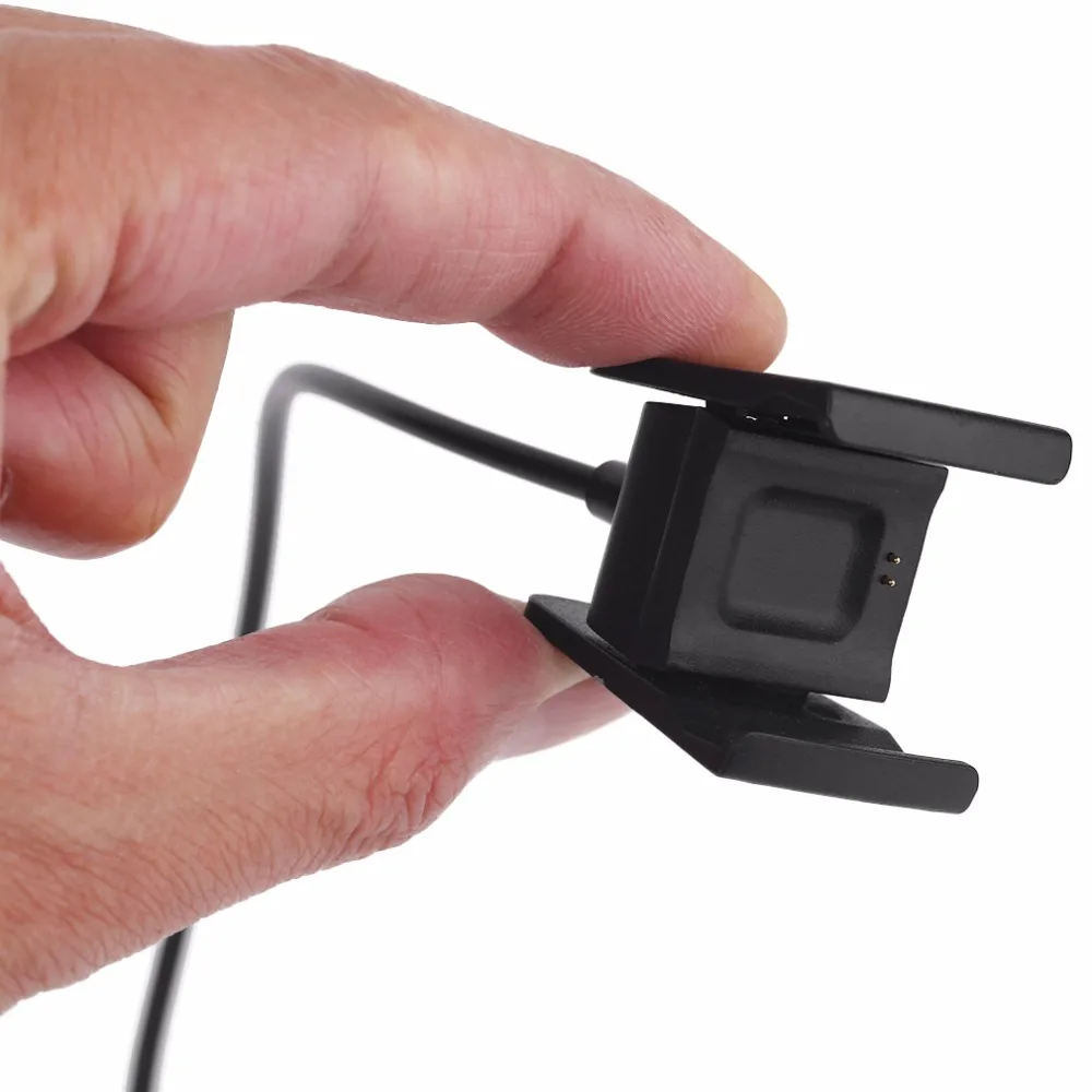 Черный usb-кабель для зарядного устройства, сменный usb-кабель для зарядного устройства, подходит для зарядки 2 браслетов