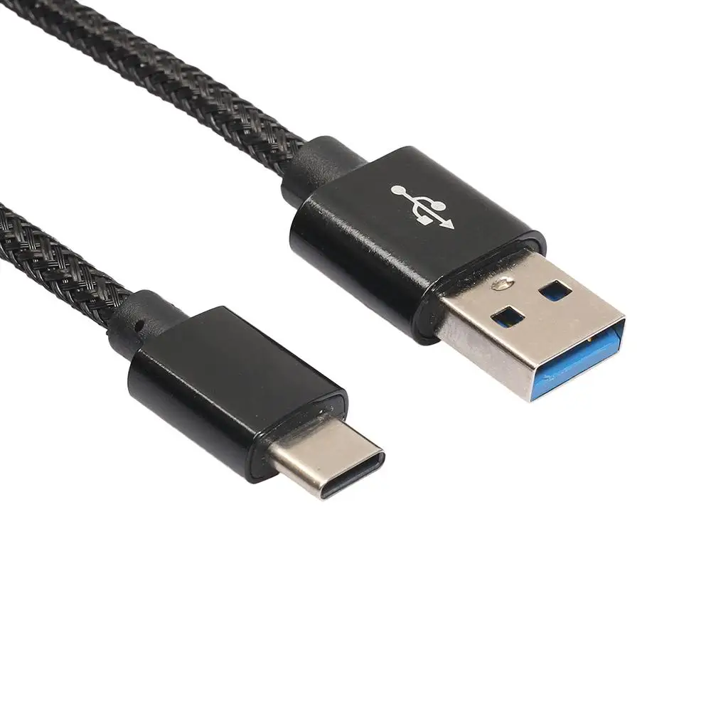 Кабель usb type C Мягкий Нейлоновый кабель для передачи данных с оплеткой USB samsung S9 S8