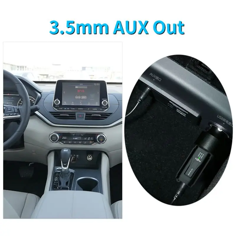 Bluetooth аудио кабель Соединительный приемник адаптер беспроводной FM передатчик AUX передатчик для автомобиля динамик плеер