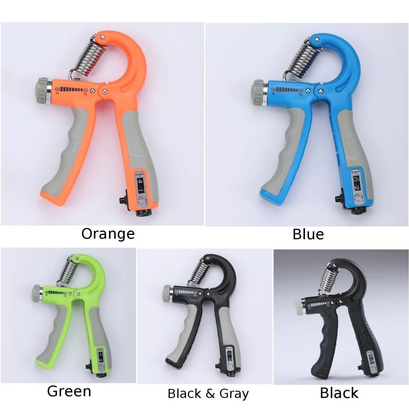 1x Hand Grip Trainer Strengthener Adjustable Gym Wrist Strength Exerciser Tool