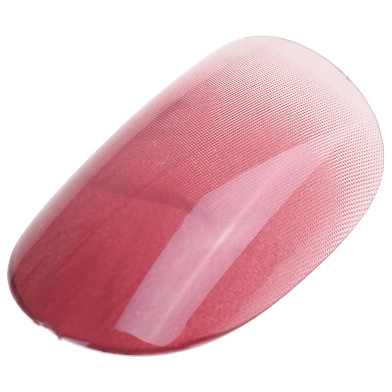 24Pcs Fashion Fake Nails For Office Home Nail Art Glitter White Pink Mauve Square Artificial Nail Tips With Glue Sticker