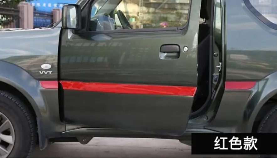 Для Suzuki JIMNY боковой бар двери ABS анти-столкновения бар украшения тела аксессуары