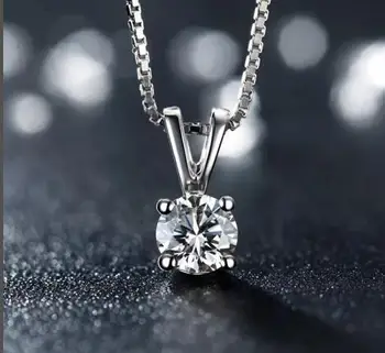 

T724 925 Silver Personalized necklace For Women Cubic Zirconia Stone necklace