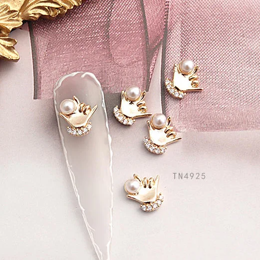 5 шт. циркониевые украшения для ногтей кристаллы аксессуары Стразы подвески