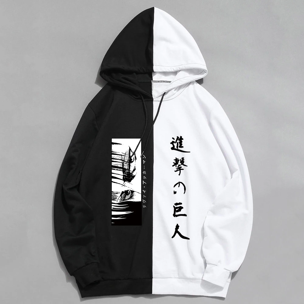 

90s Shingeki No Kyojin Sweatshirts Anime Attack on Titan Hoodies 2022 New Fashion Pullover Tops