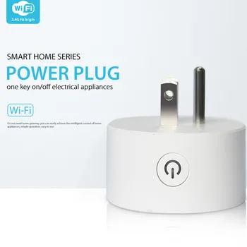 

Wifi Smart Plug Adaptor Remote Voice Control Power Switch Socket Outlet For Alexa Echo For Google Home US Standard NAS-WR06W