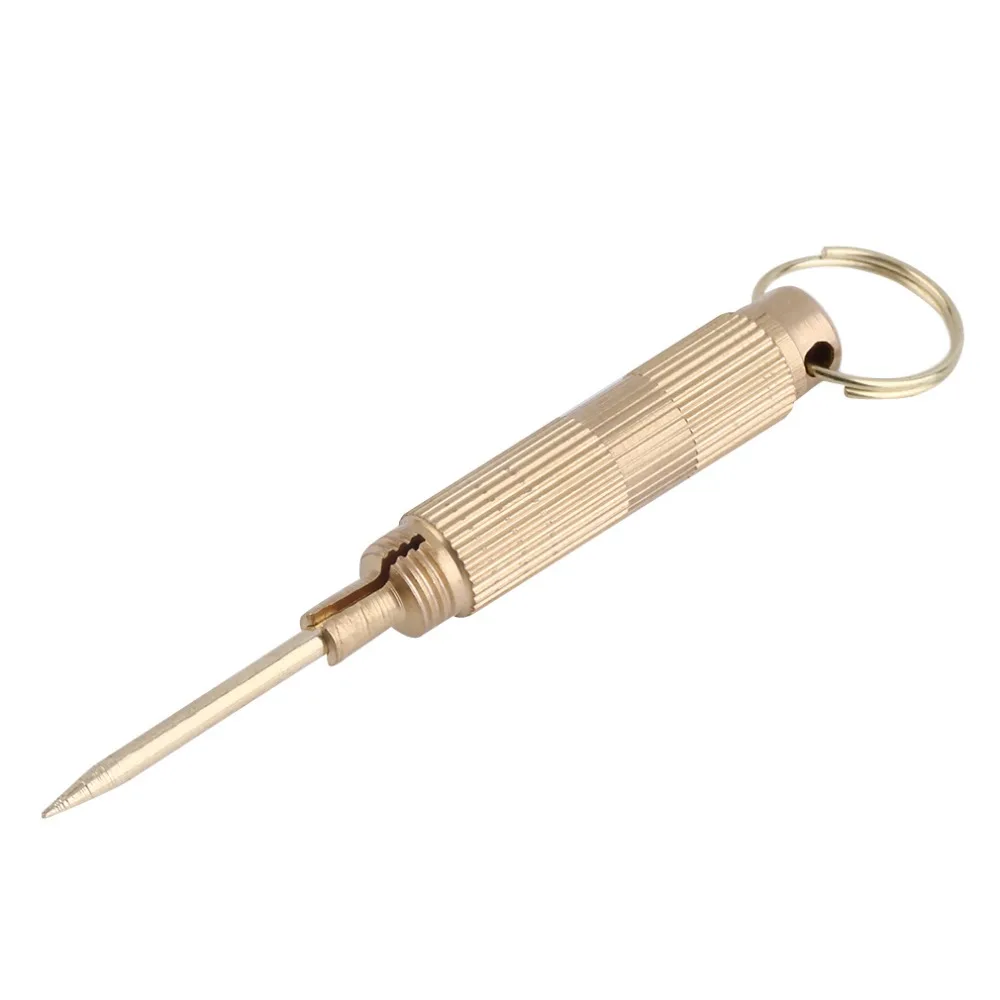 

New Brand Gold 4 in1 Multi Tool Set Cross Screwdriver Toothpick Ear Pick Pin Key Chain Promotions Hot Selling