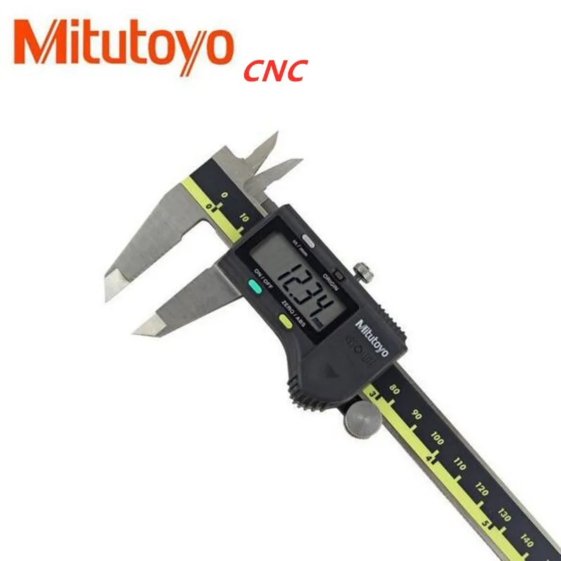 Mitutoyo CNC Caliper Absolute 500-197-20 Digital Calipers Stainless Steel Inch/Metric 8" 0-200mm Range -0.001" Accuracy 0.0005" caliper tools