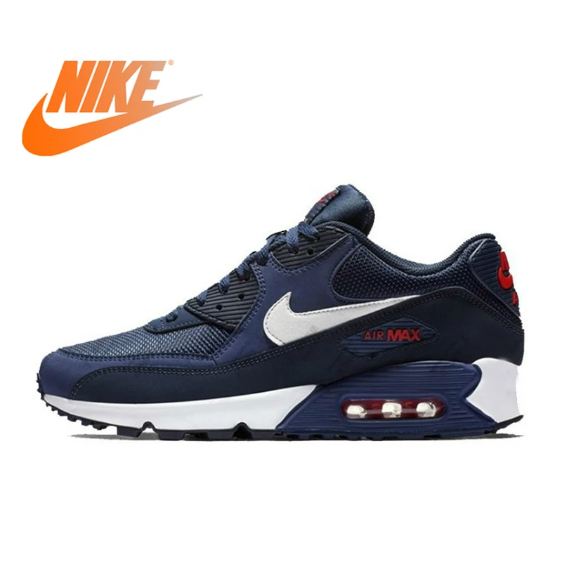 Pаспродажа NIKE AIR MAX 90 оригинальные аутентичные мужские эфирные кроссовки спортивные уличные кроссовки удобные прочные Дышащие новые