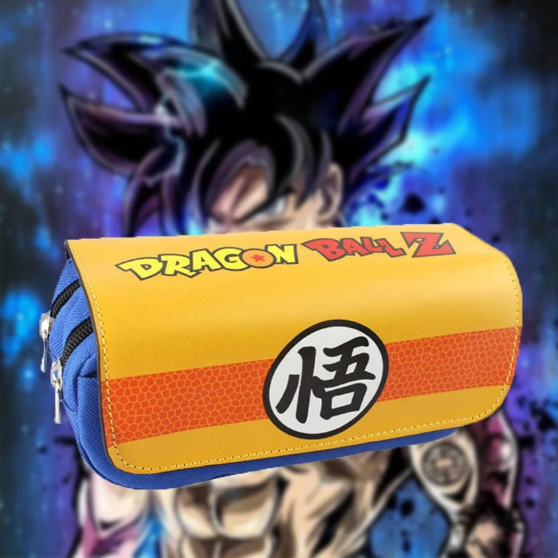 Новое поступление Аниме DRAGON BALL школьный пенал Сон Гоку канцелярская сумка модная большая емкость Макияж сумка пенал для карандашей