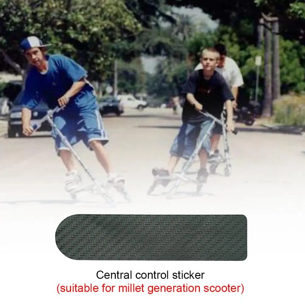 Углеродное волокно Защитная пленка для Xiaomi M365 скутер переключатель панели пленки акселератора стикер s водонепроницаемый нескользящий стикер