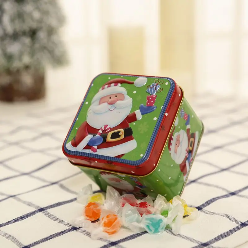 PChristmas коробка для конфет прочная рождественская ель подарок коробка с колокольчиками подарочные коробка контейнер для сумок поставки детские подарки см