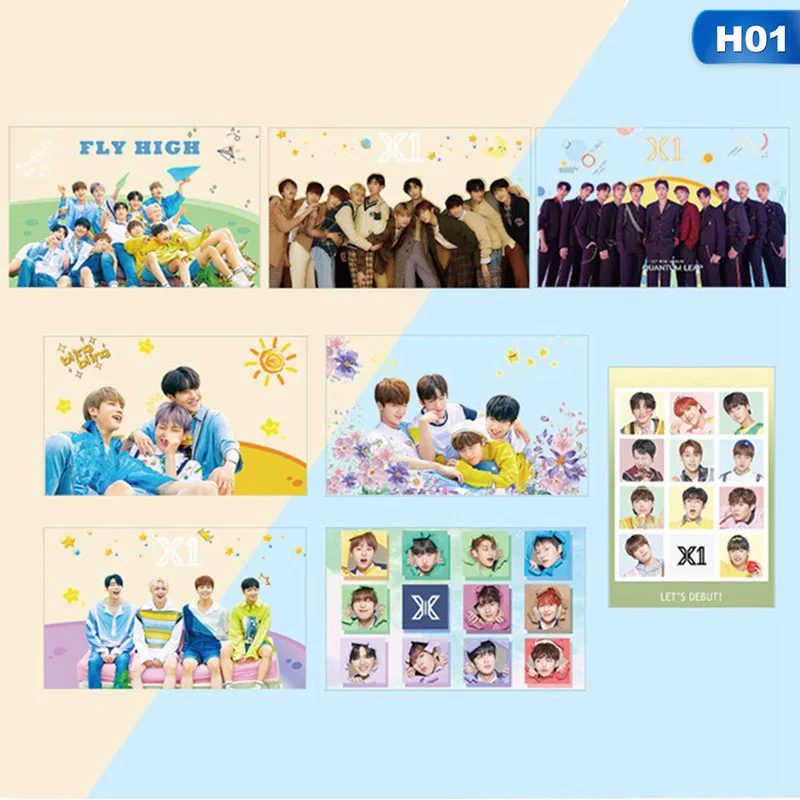 8 шт./компл. поп производства 101x1 скачок ПРЕМЬЕРА ШОУ-con INS Mini Card Ким YOHAN HANGYUL песня Хен JUN брелок карты