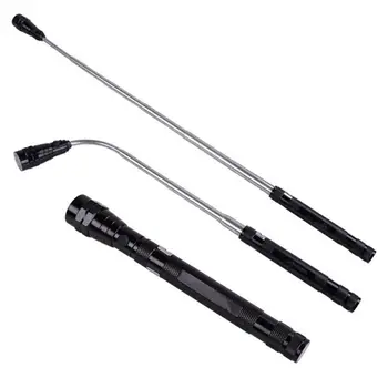 

Magnet Magnetic Pickup Tool Telescoping Flexible Extensible LED Flashlight Men