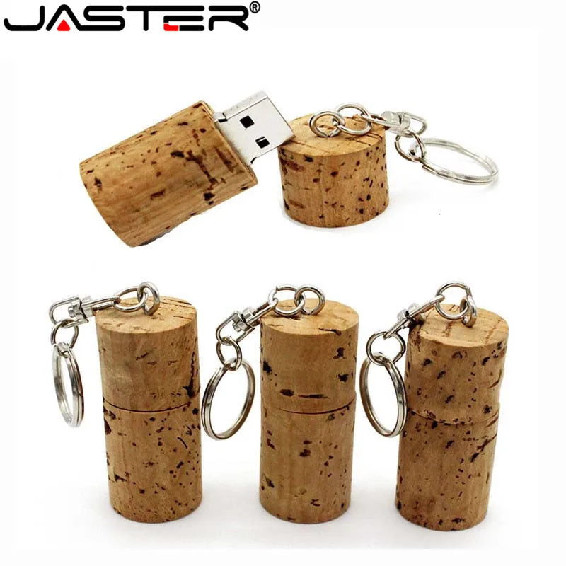 USB флеш накопитель JASTER с деревянной вилкой 4 ГБ 8 16 32 64 свадебный подарок
