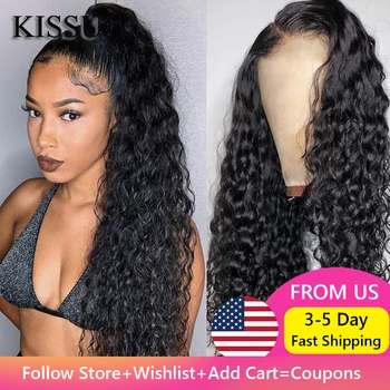 

Water Wave Wig Curly Wig Human Hair Indian Curly Closure Wig HD Transparent Lace Closure Wig Human Hair Indian Water Wave Wig