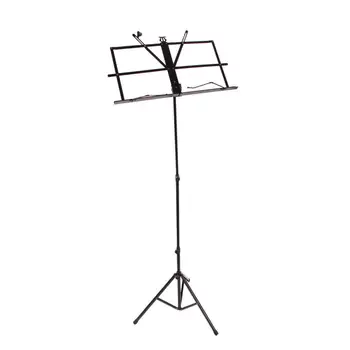 

Handy Portable Adjustable Folding Music Stand with Bag Black