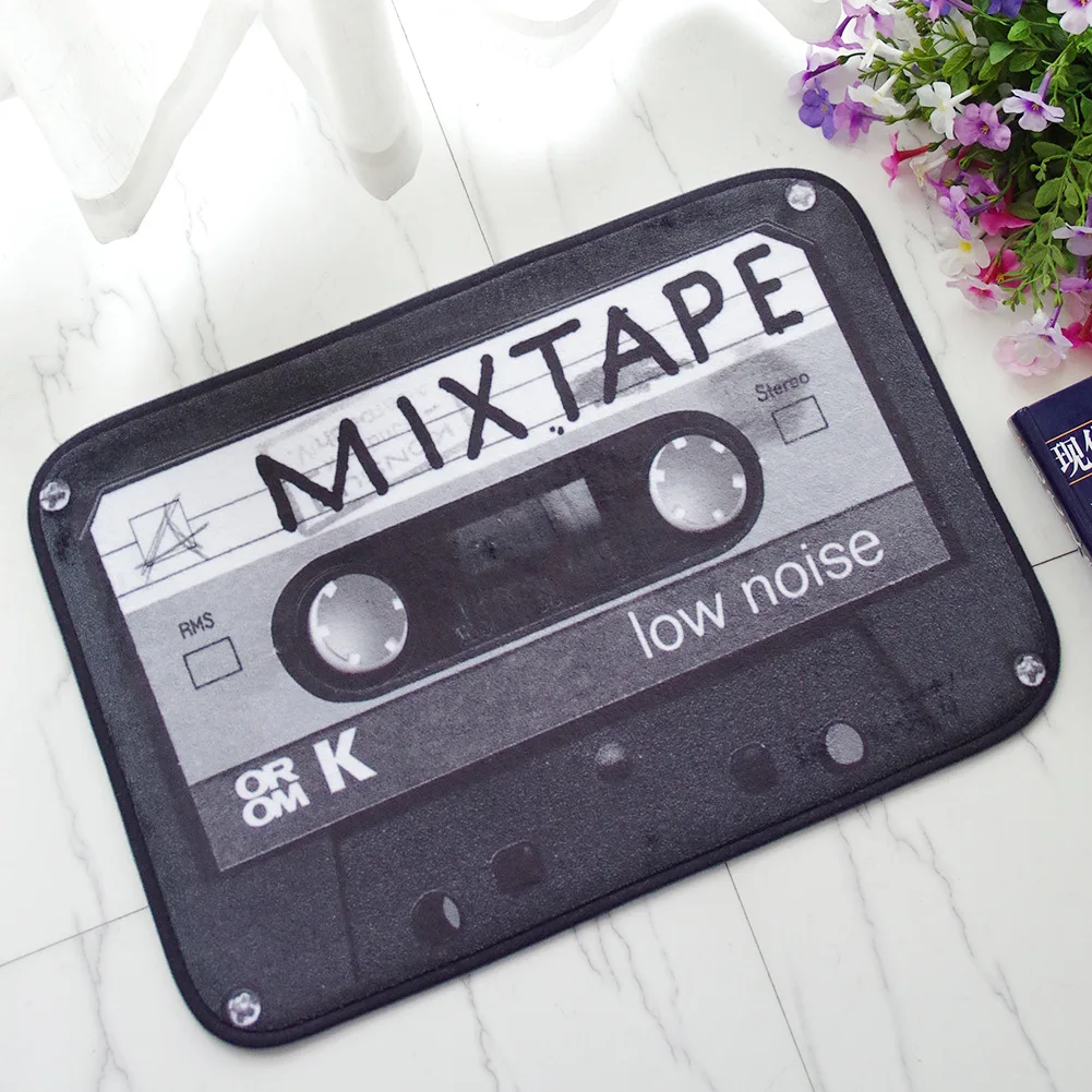 Tape 02 Zeegle ленточный коврик с рисунком наружные входные фланелевые Коврики для спальни противоскользящие кухонные напольные впитывающие коврики для ванной комнаты - Цвет: Tape 02