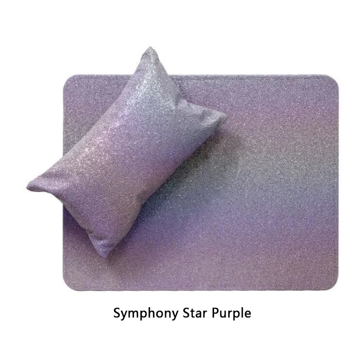 Symphony Star Purple ANGNYA Pro держатель для ручной подушки мягкий из искусственной кожи губка для рук розовая Волшебная Звезда Дизайн Подушка для ногтей Маникюр Искусство Красота мат для ногтей - Цвет: Symphony Star Purple