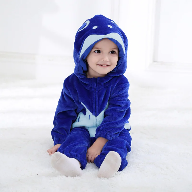 

0-3 Infant CHILDREN'S Wear 2018 Spring New Style Goldfish Modeling Climbing Clothes Single Layer Romper Tolo Rabbit H3351