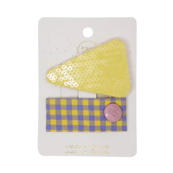 

New HIgh Quality Summer Candy Color Bb Clip Sequin Lattice Small Fresh Wild Korean Girl Hairpin Combination